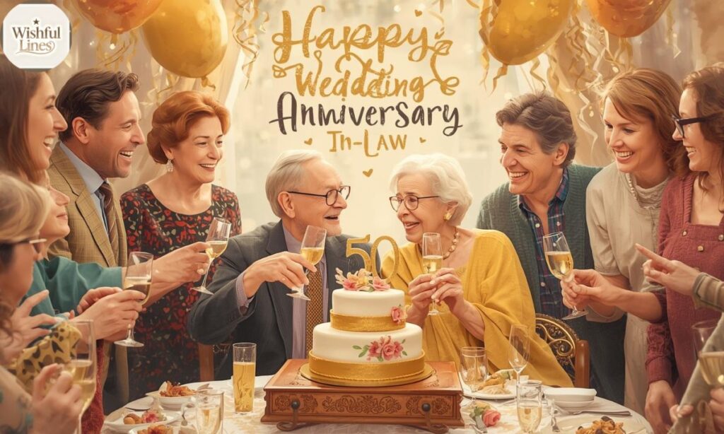 50th Wedding Anniversary Wishes for Parents in Law