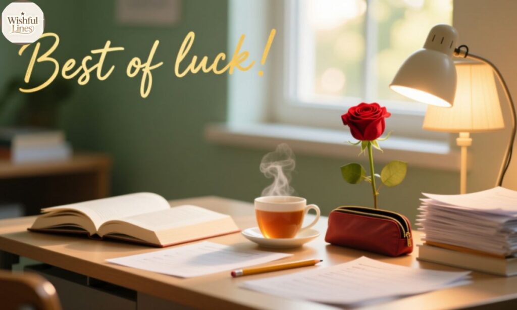 Best of luck wishes for exam
