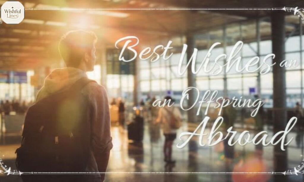 Best Wishes for an Offspring Abroad