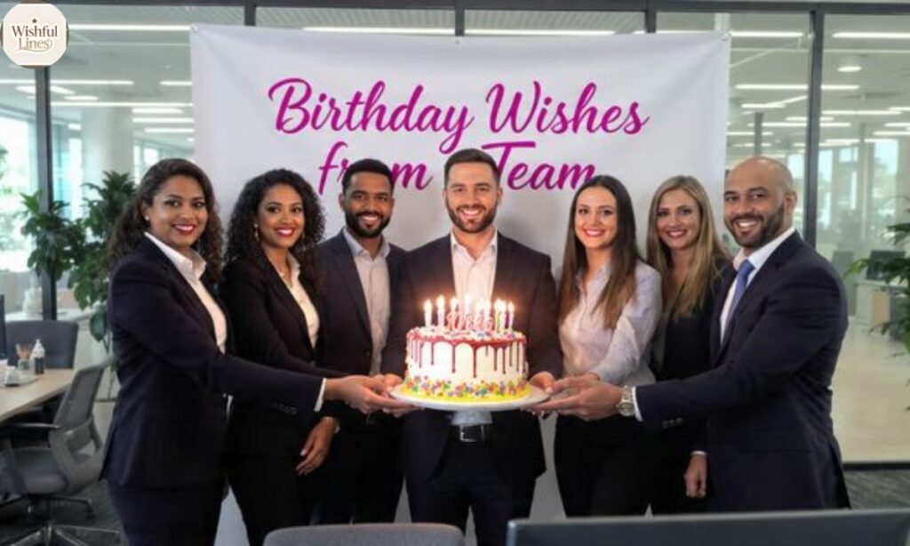Birthday Wishes from Team or Employees