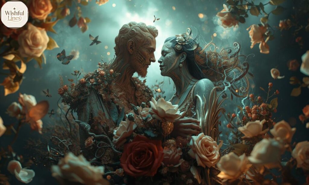 Emotional Engagement Anniversary Wishes Card For My Love