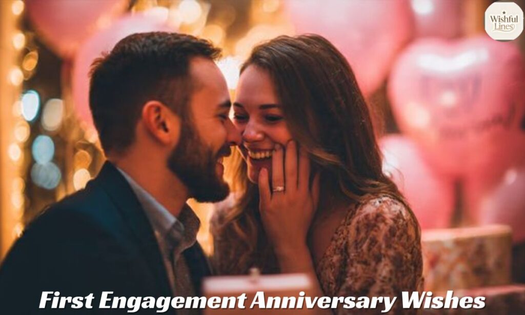 First Engagement Anniversary Wishes