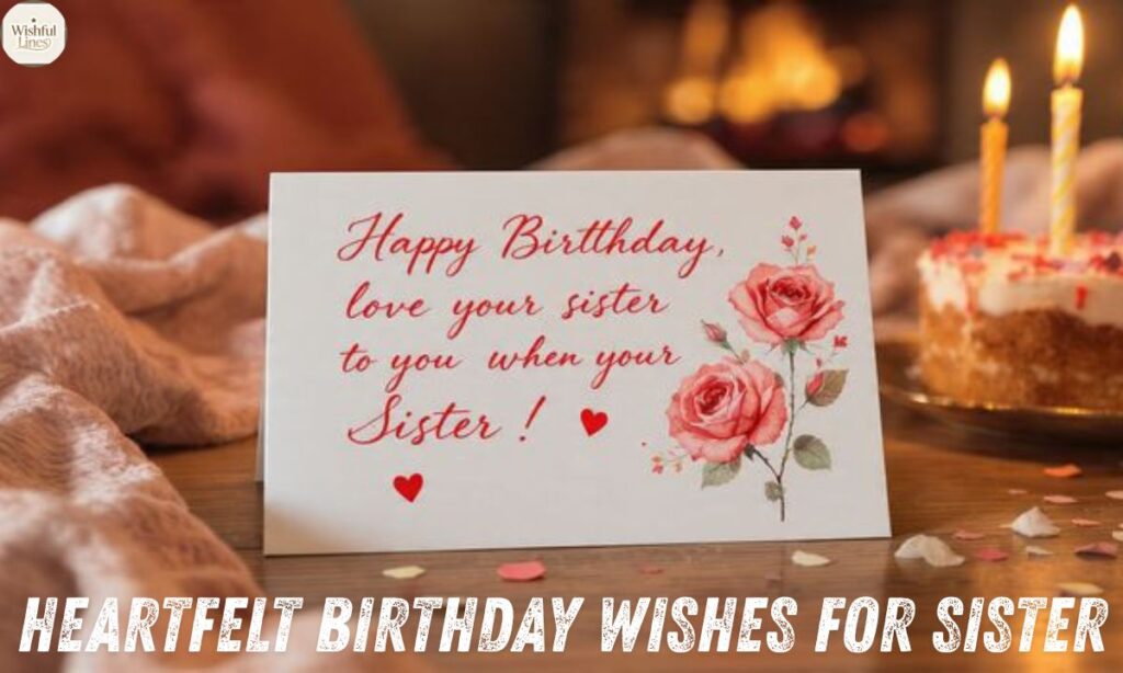 Heartfelt Birthday Wishes for Sister