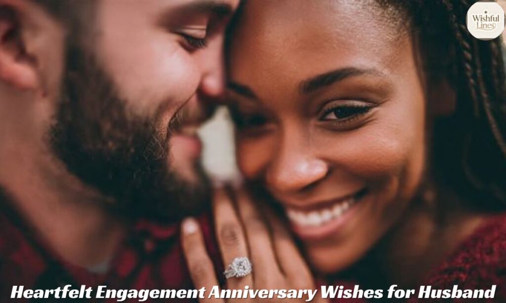 Heartfelt Engagement Anniversary Wishes for Husband