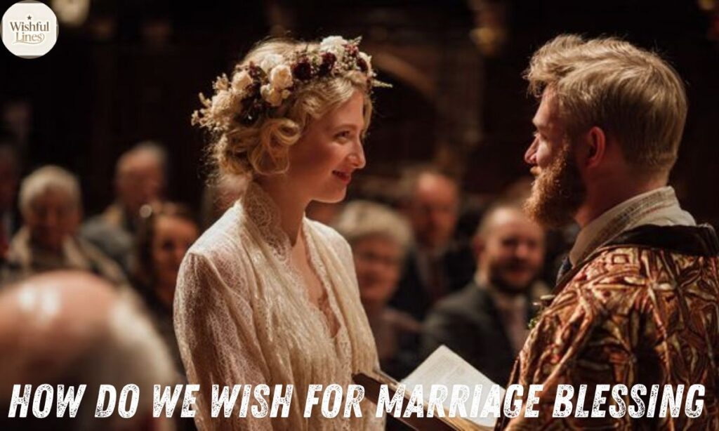 How do we wish for marriage blessing