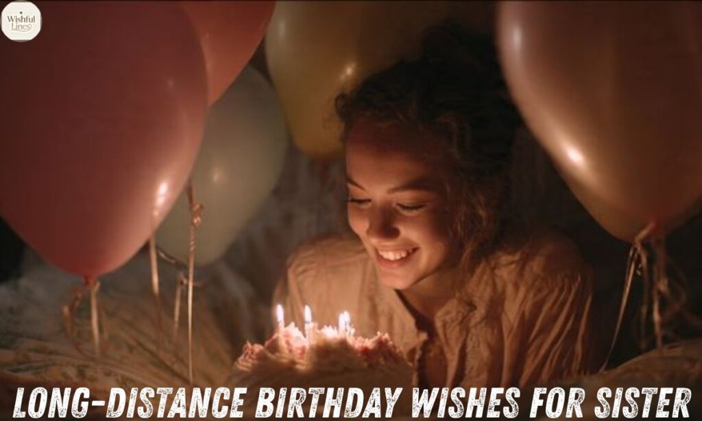 Long-Distance Birthday Wishes for Sister