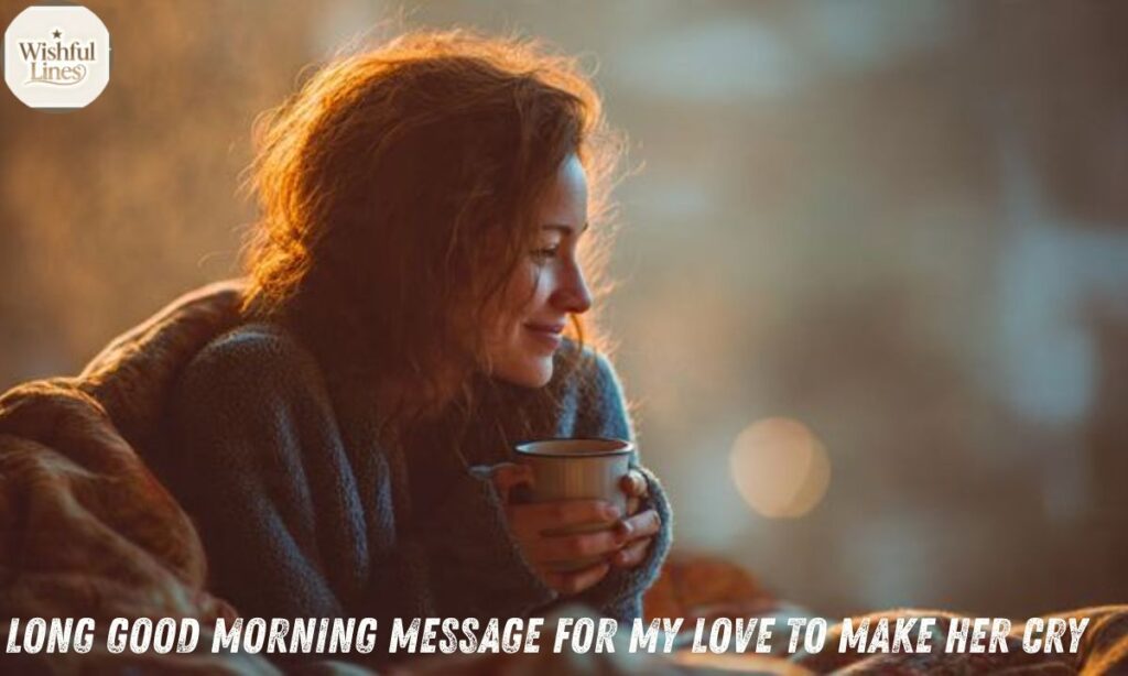 Long Good Morning Message for My Love to Make Her Cry