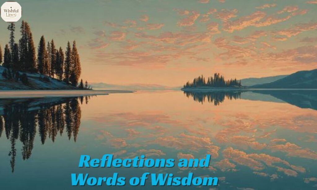 Reflections and Words of Wisdom