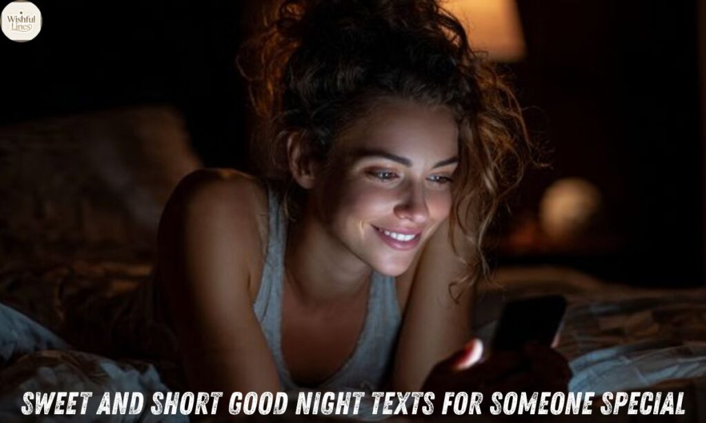 Sweet and Short Good Night Texts for Someone Special