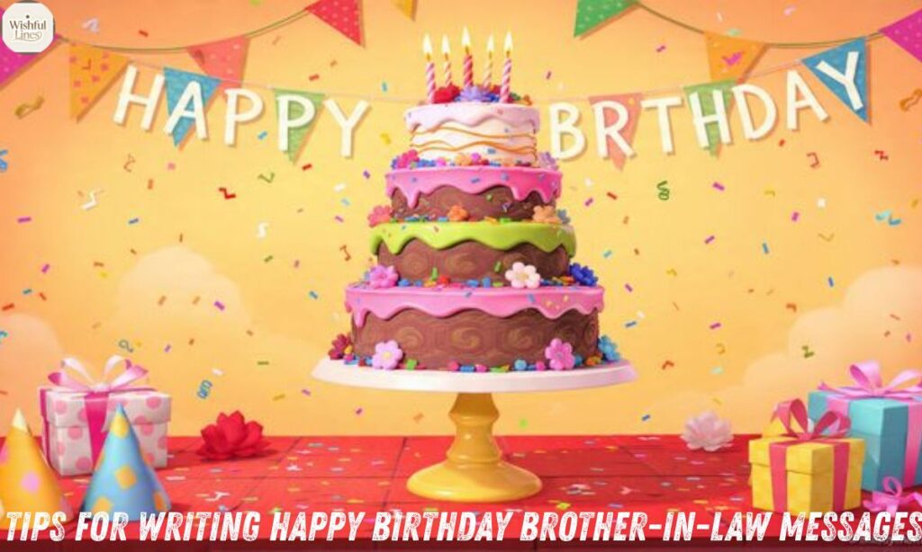 Tips for Writing Happy Birthday Brother-In-Law Messages