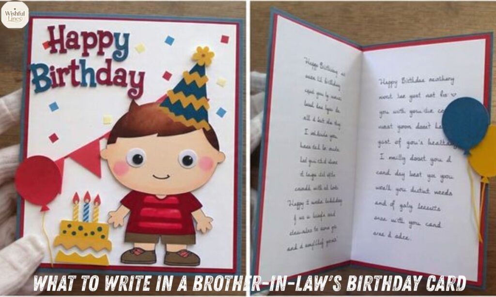 What to Write in a Brother-in-Law's Birthday Card