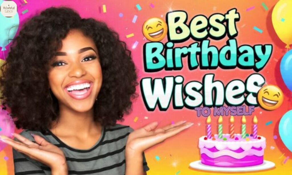 Best Birthday Wishes to Myself with Emojis