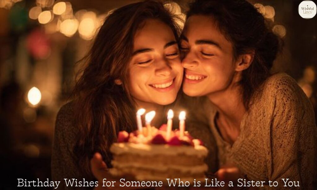 Birthday Wishes for Someone Who is Like a Sister to You