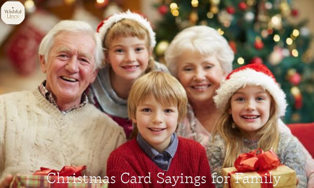 Christmas Card Sayings for Family