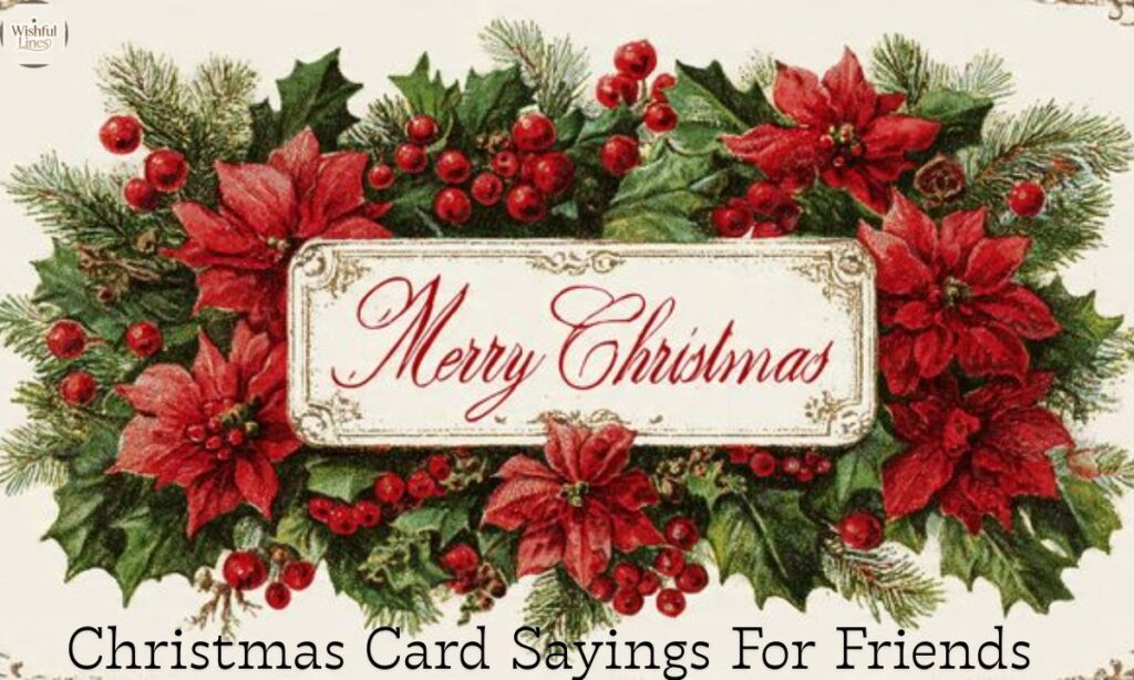 Christmas Card Sayings For Friends