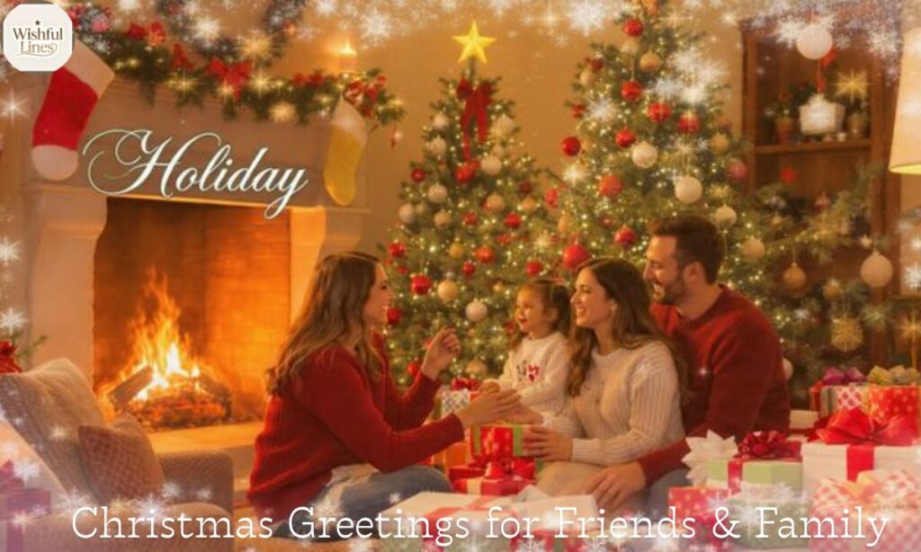 Christmas Greetings for Friends & Family