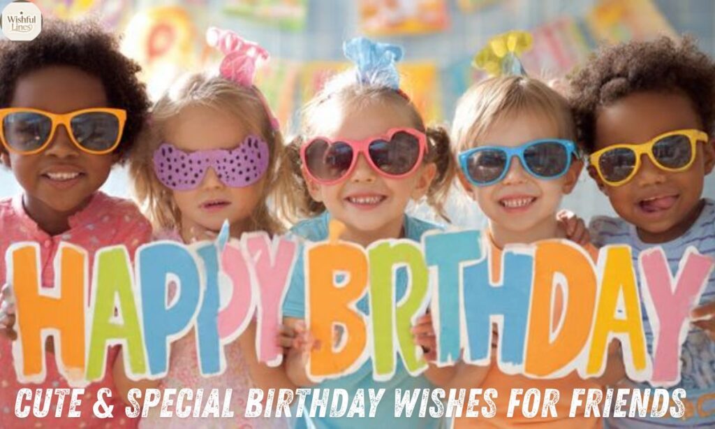 Cute & Special Birthday Wishes For Friends