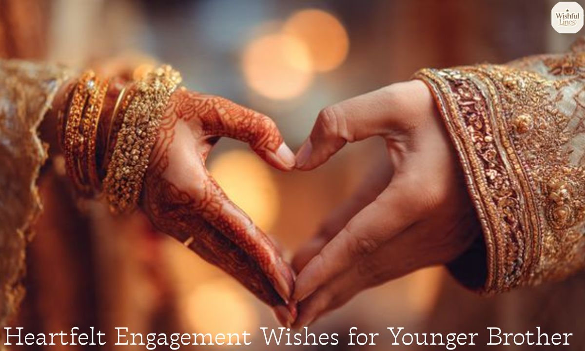 Heartfelt Engagement Wishes for Younger Brother