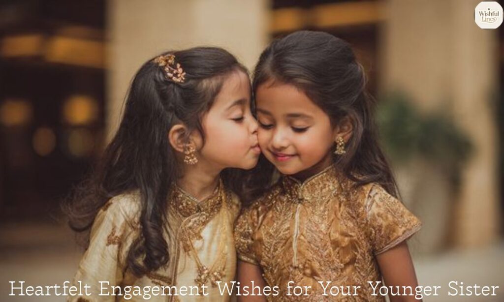 Heartfelt Engagement Wishes for Your Younger Sister