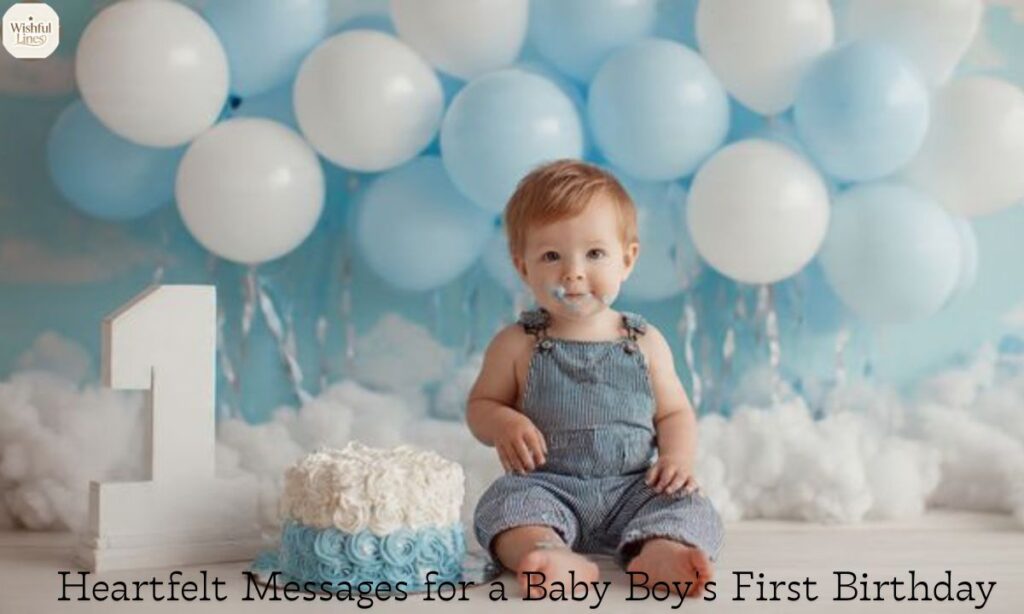 Heartfelt Messages for a Baby Boy's First Birthday