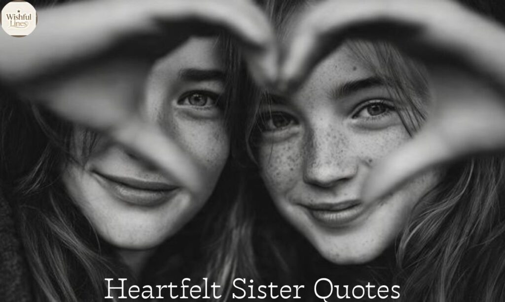 Heartfelt Sister Quotes