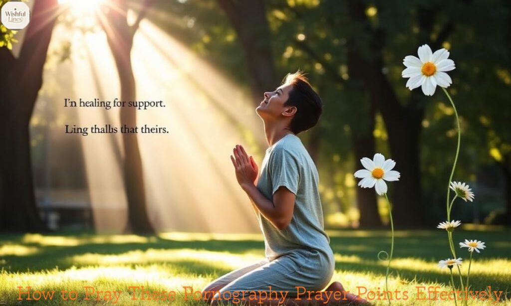 How to Pray These Pornography Prayer Points Effectively