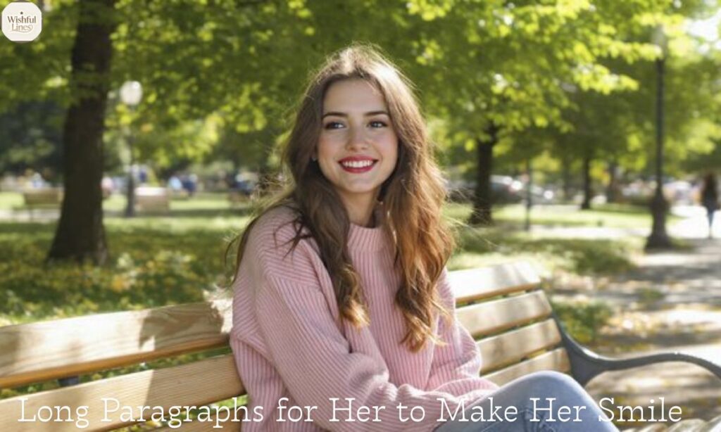 Long Paragraphs for Her to Make Her Smile