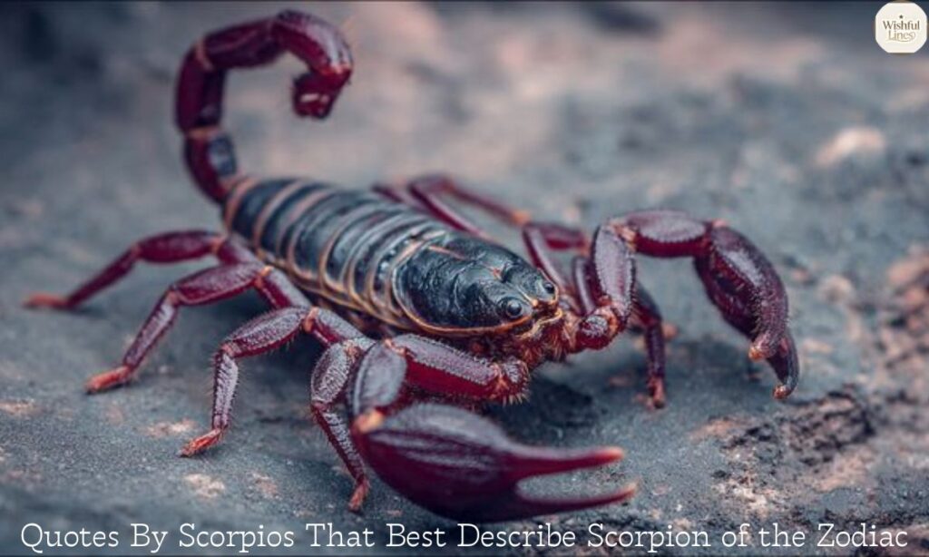 Quotes By Scorpios That Best Describe Scorpion of the Zodiac