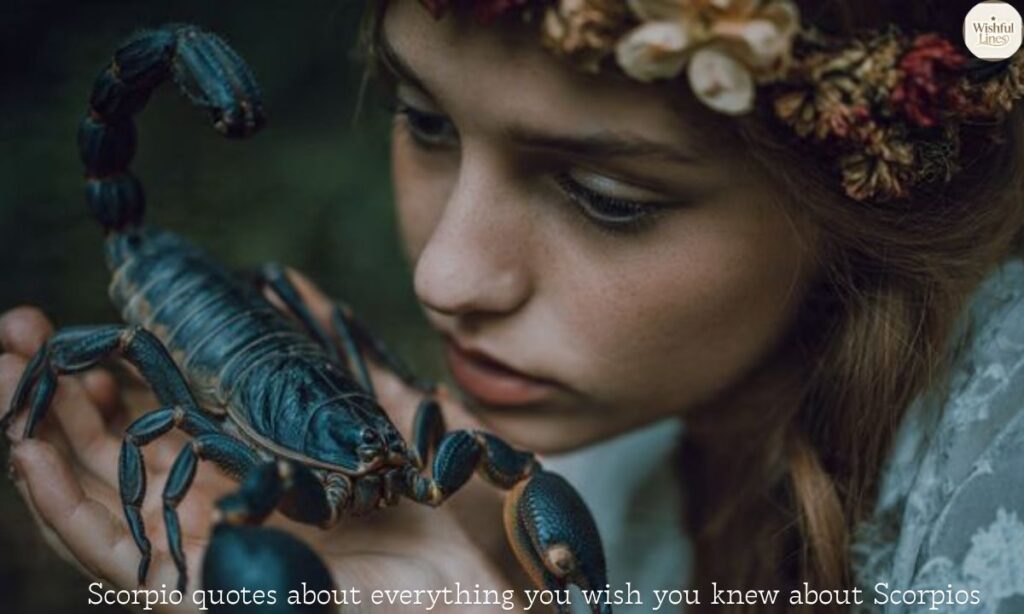 Scorpio quotes about everything you wish you knew about Scorpios