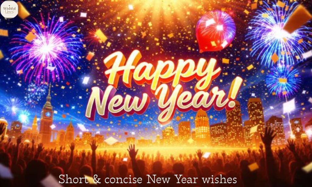 Short & concise New Year wishes