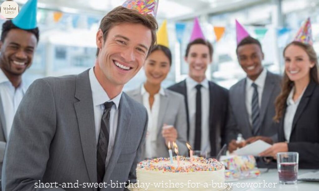 Short and Sweet Birthday Wishes for a Busy Coworker