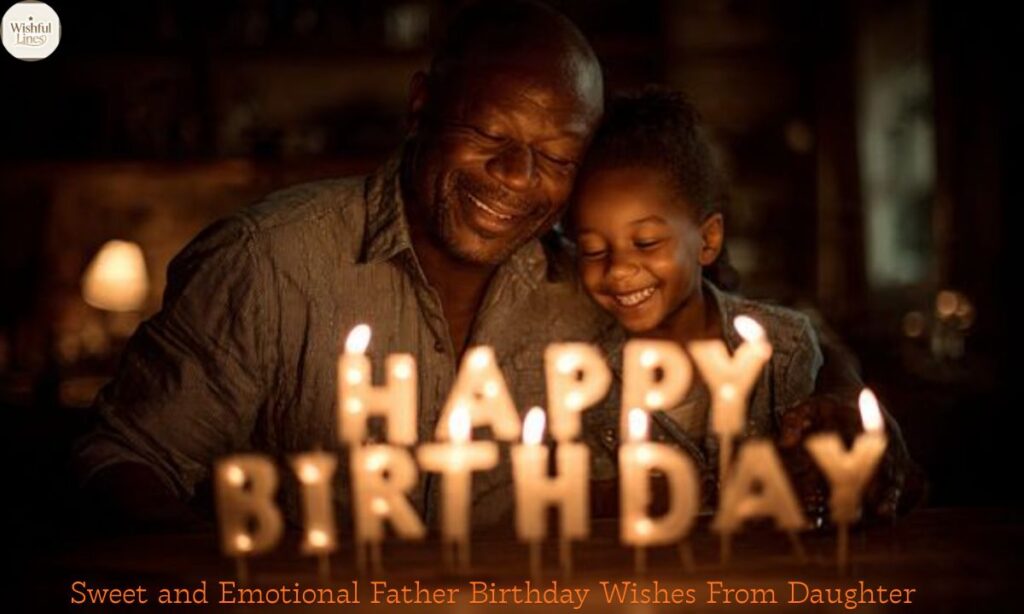 Sweet and Emotional Father Birthday Wishes From Daughter