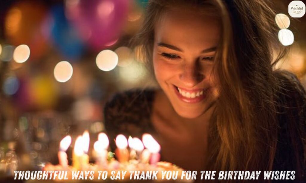 Thoughtful Ways To Say Thank You for the Birthday Wishes