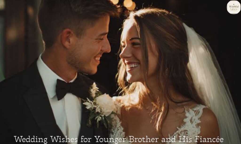 Wedding Wishes for Younger Brother and His Fiancée