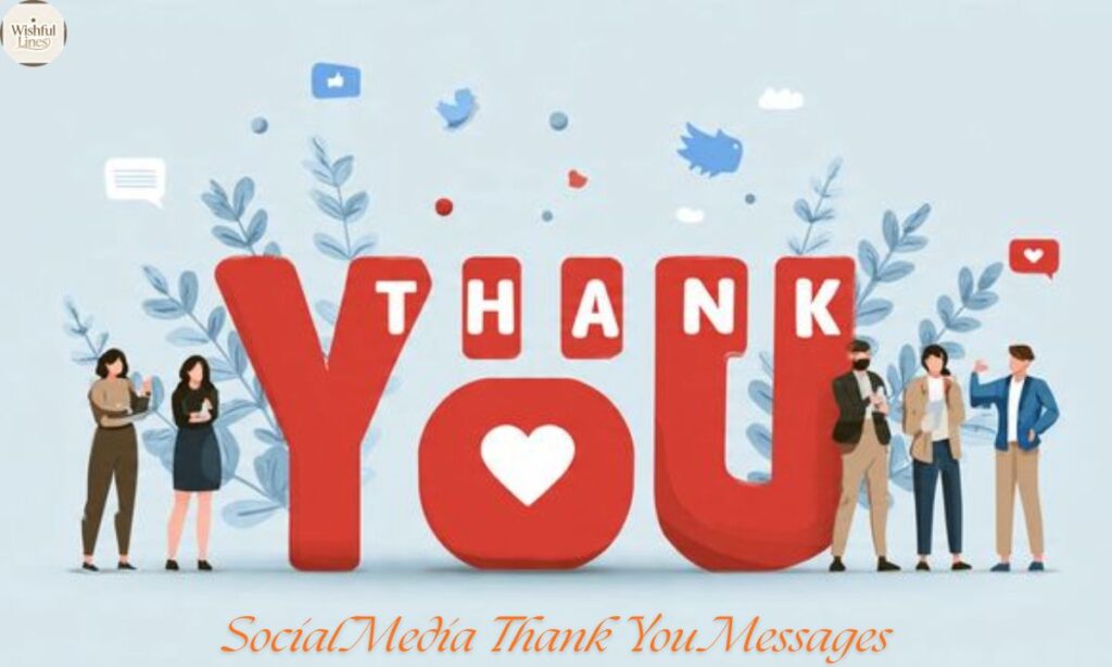 Social Media Thank You Messages