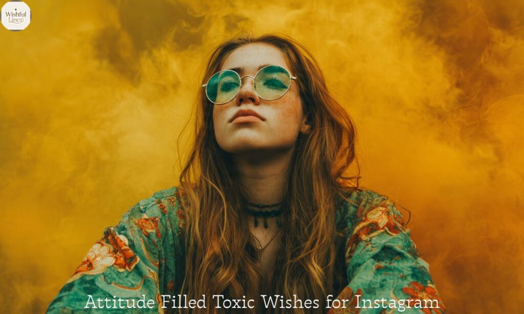 Attitude Filled Toxic Wishes for Instagram