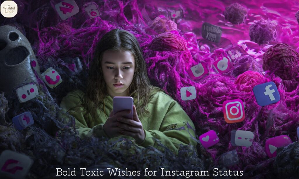 Bold Toxic Wishes for Instagram Status