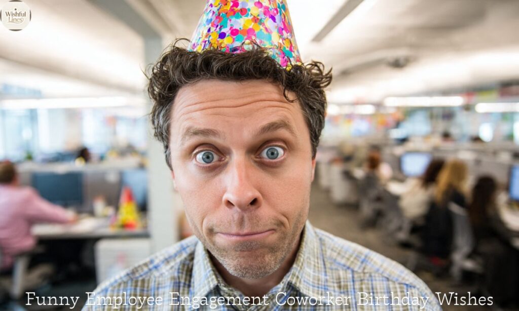 Funny Employee Engagement Coworker Birthday Wishes