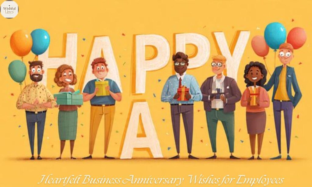 Heartfelt Business Anniversary Wishes for Employees