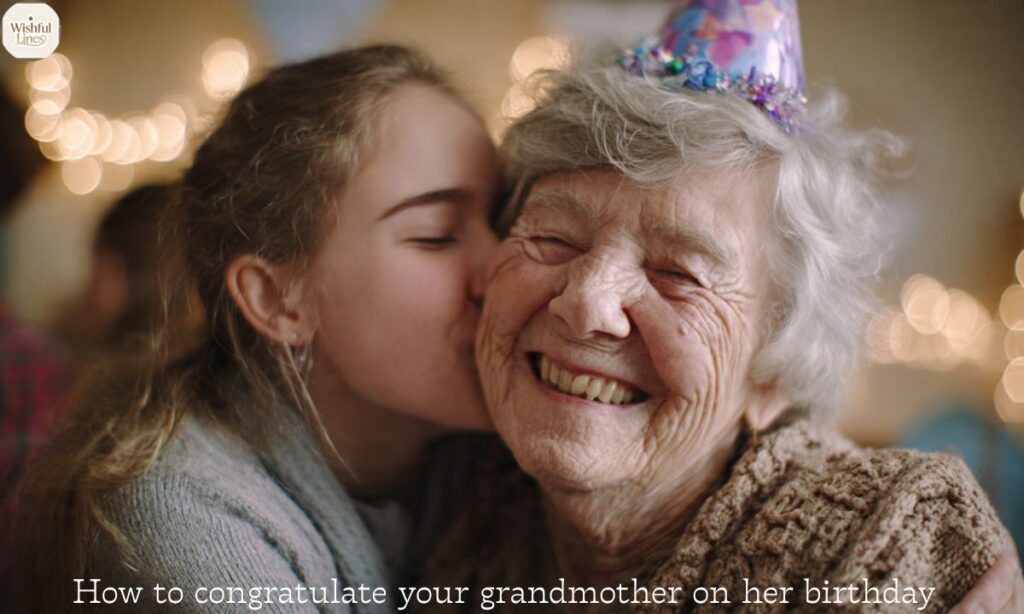 How to congratulate your grandmother on her birthday