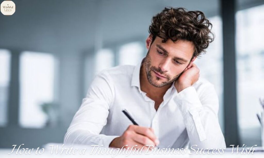 How to Write a Thoughtful Business Success Wish