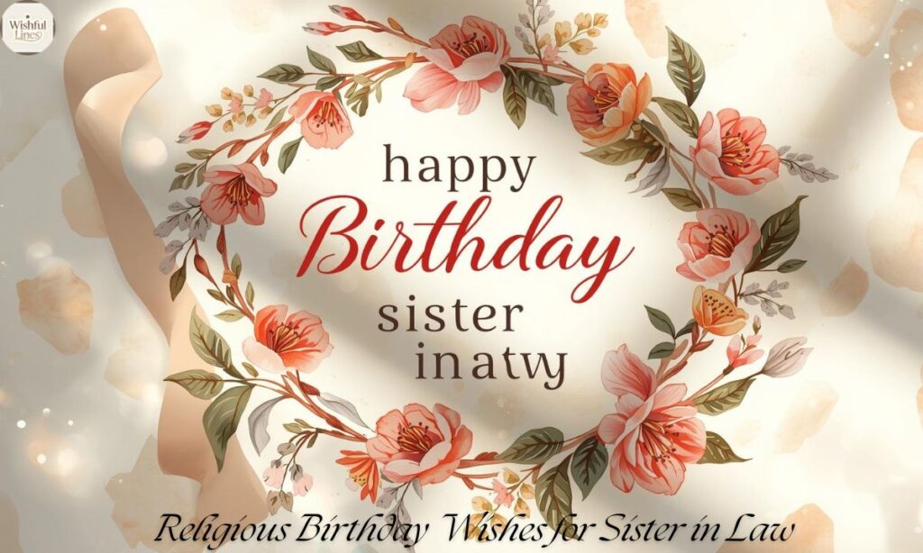 Religious Birthday Wishes for Sister in Law