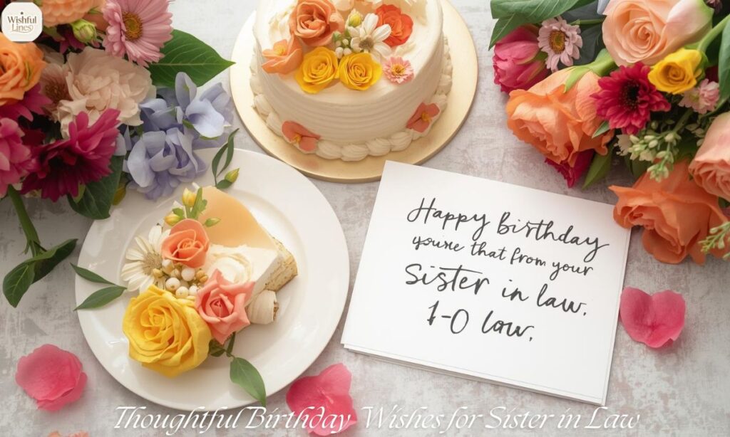 Thoughtful Birthday Wishes for Sister in Law