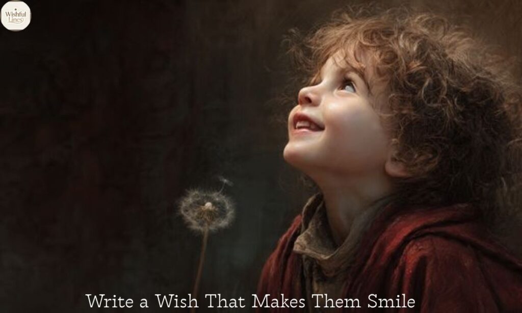 Write a Wish That Makes Them Smile