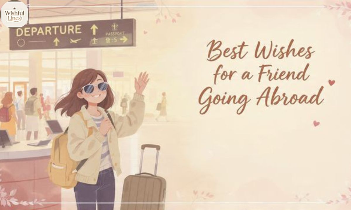 Best Wishes for Travelling Abroad