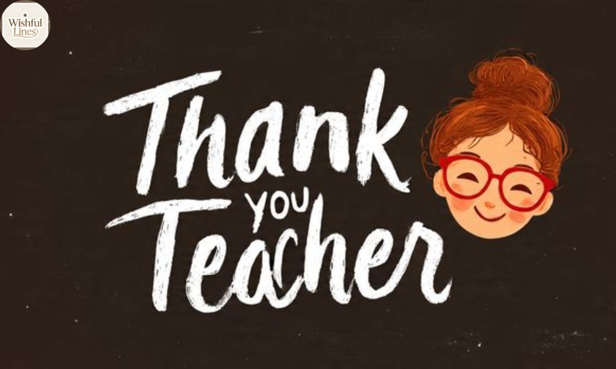 Thank You Teacher Messages