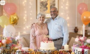 Anniversary Wish for Aunty Uncle
