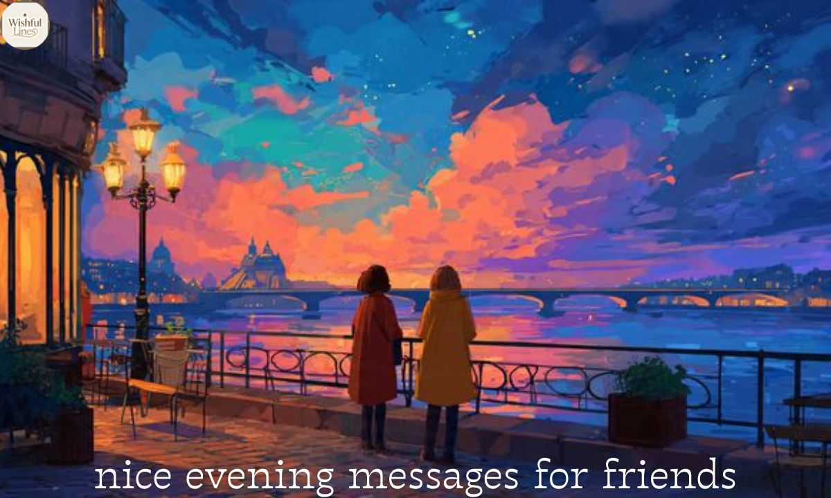 Nice Evening Messages for Friends
