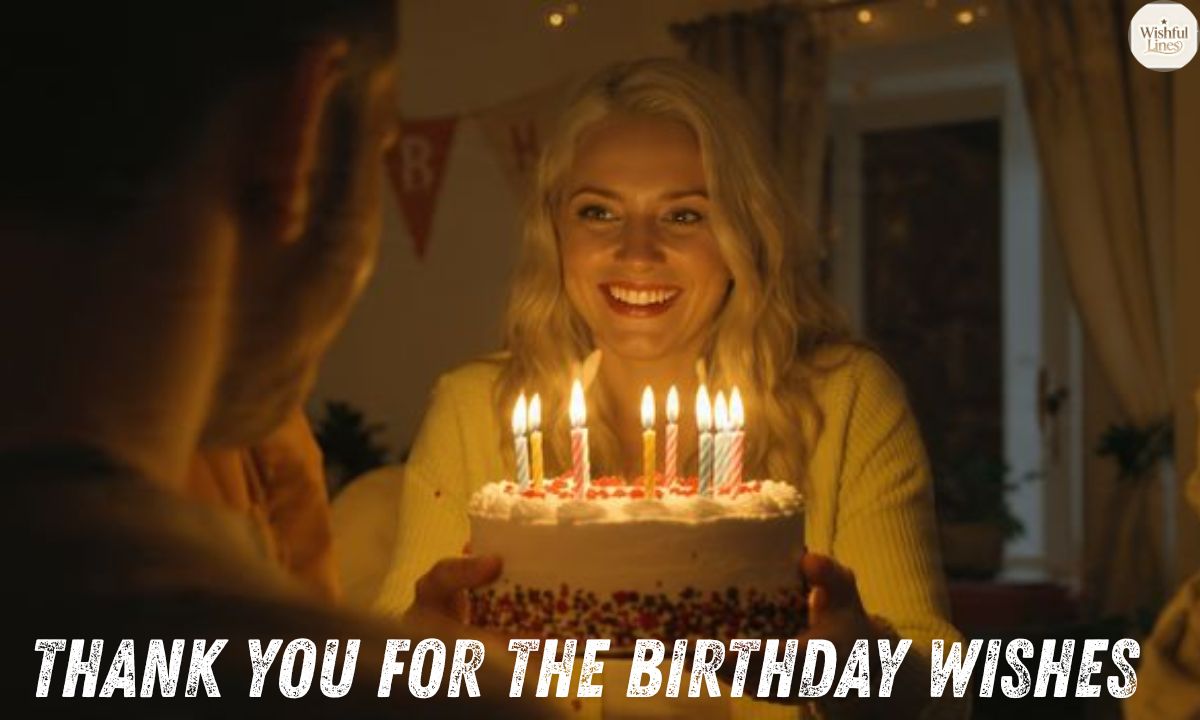 Thank You for the Birthday Wishes