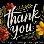 thank you messages and quotes